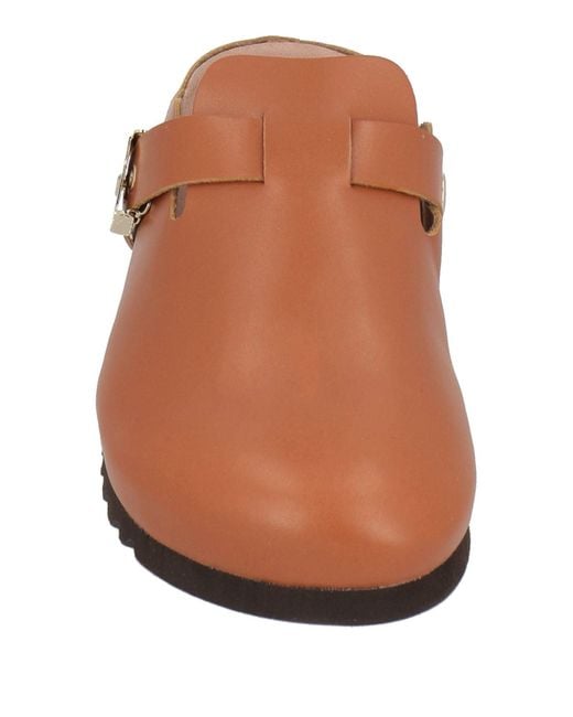 Scholl Brown Mules & Clogs