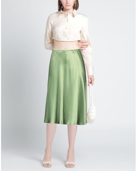 N°21 Green Midi Skirt