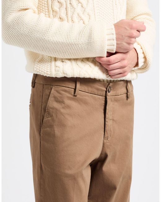 Bomboogie Gray Camel Pants Cotton, Elastane for men