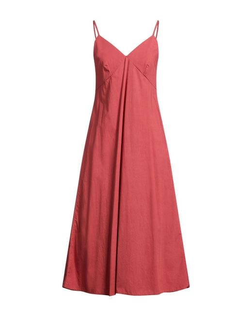 Officine Generale Red Midi Dresses