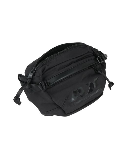 ARMANI EXCHANGE Black Belt Bags for men