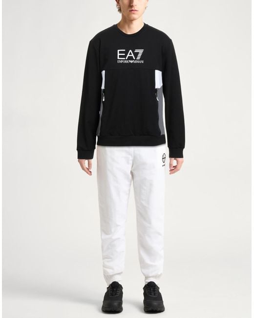 EA7 Black Sweatshirt for men