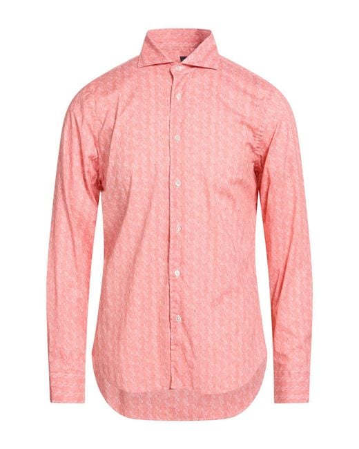 Camisa Fedeli de hombre de color Pink