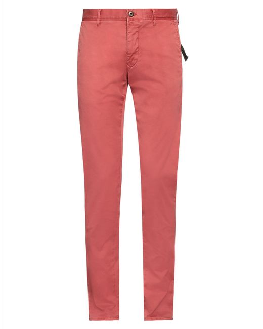 Incotex Red Pants for men