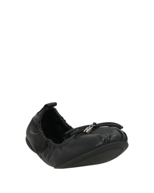 Hogan Black Ballet Flats