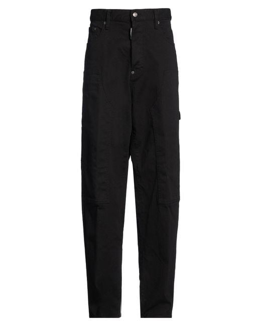 DSquared² Black Jeans Cotton, Elastane for men