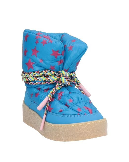 Khrisjoy Blue Ankle Boots