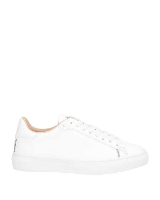 Fabiana Filippi Natural Sneakers Leather