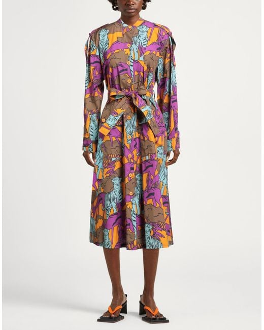 Weekend by Maxmara Red Midi Dress