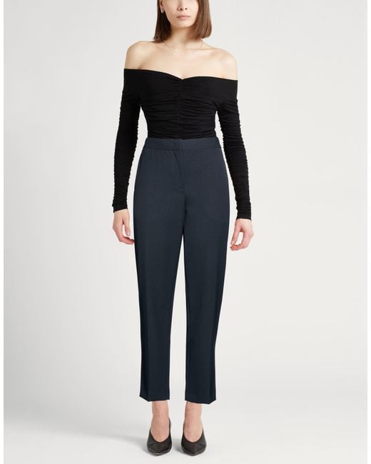 Jil Sander Blue Pants Virgin Wool
