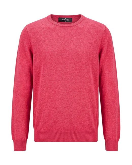 Gran Sasso Pink Sweater Cashmere for men
