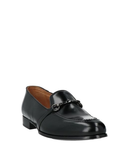 UNCONVENTIONAL ROYAL Black Loafers Leather for men