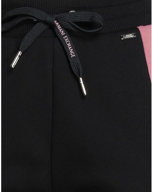 ARMANI EXCHANGE Black Pants Cotton, Elastane