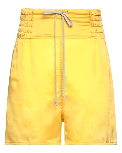 Shorts et bermudas Rick Owens pour homme en coloris Yellow