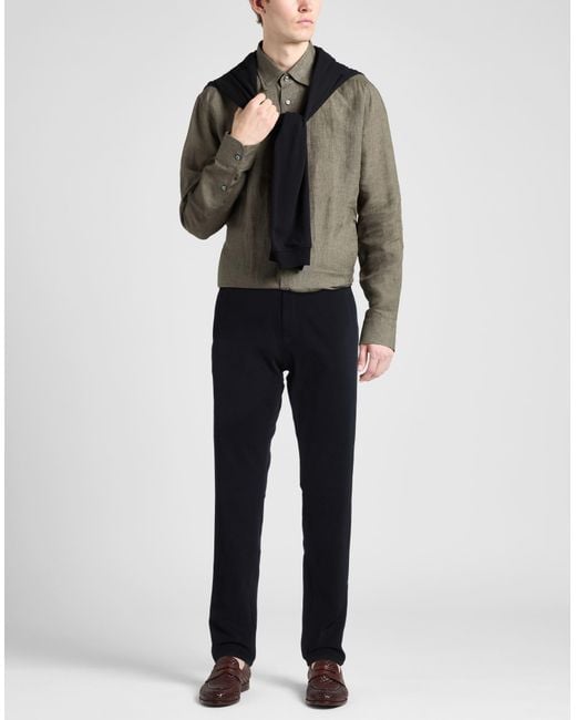 Canali Blue Trouser for men