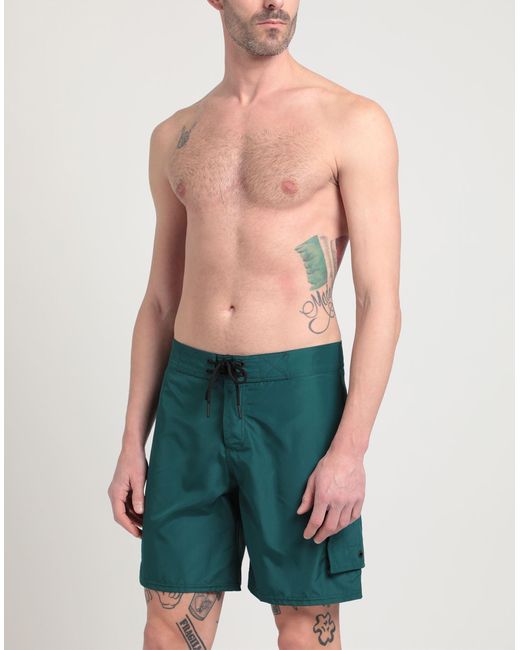 Dior Green Swim Trunks for men