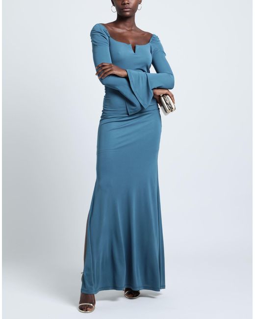 Sfizio Blue Maxi Dress