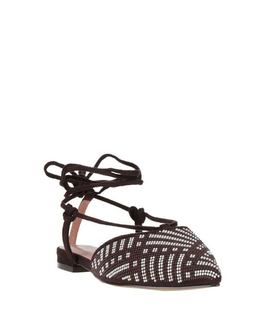 MAX&Co. White Ballet Flats