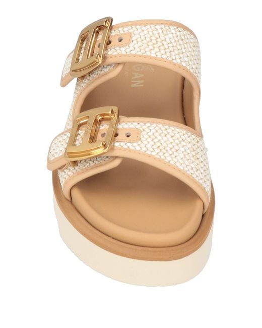Hogan Natural Sandals