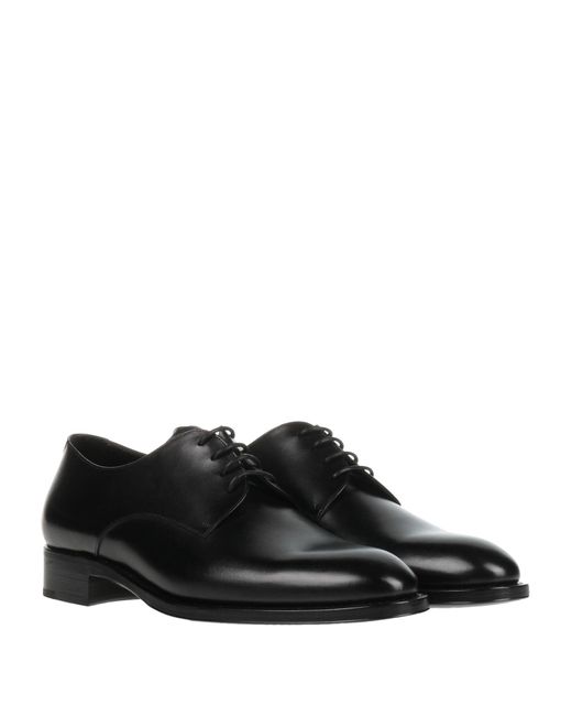 Saint Laurent Black Lace-up Shoes for men