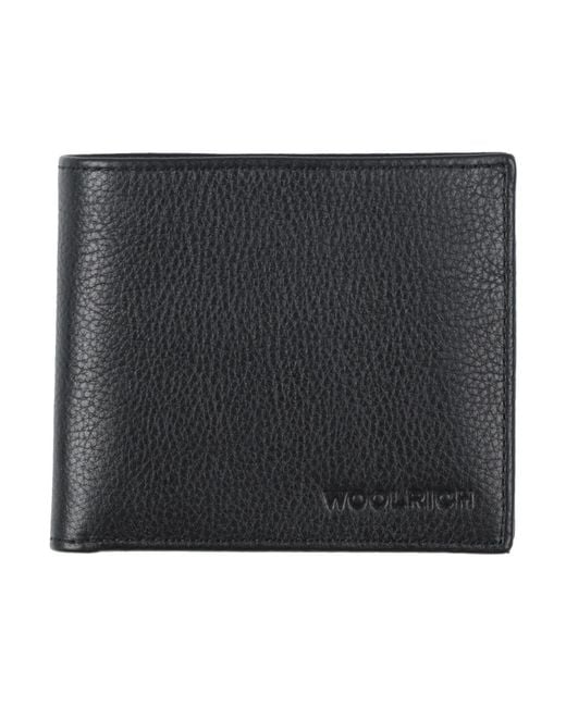 Woolrich Black Wallet for men