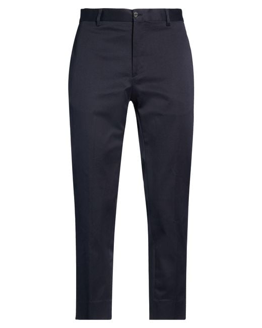 BE ABLE Blue Pants Cotton, Elastane for men