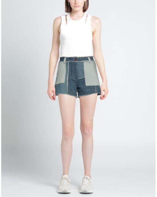 Love Moschino Blue Jeansshorts