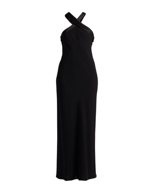 Max Mara Black Maxi Dress Triacetate, Polyester, Acetate, Viscose