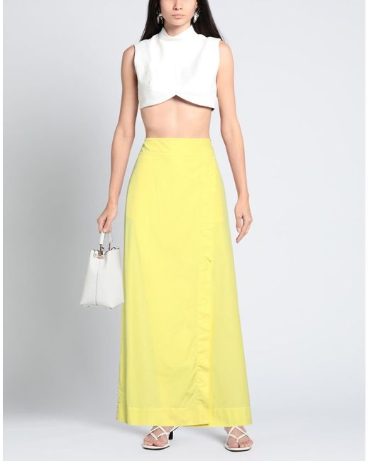 Barba Napoli Yellow Maxi Skirt