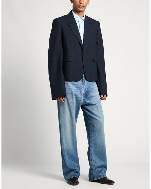 Loewe Blue Blazer Wool for men