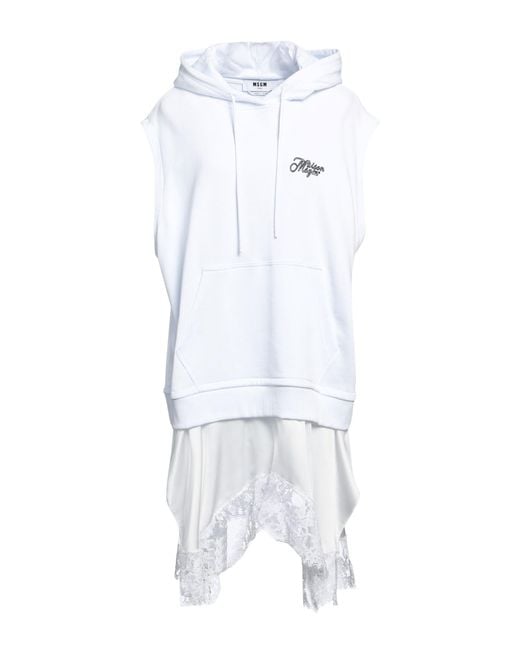 MSGM White Mini Dress