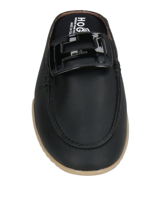 Hogan Black Mules & Clogs