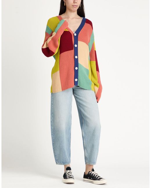 The Elder Statesman Multicolor Cardigan Organic Cotton, Cashmere
