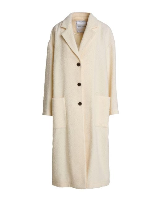 Jacob Cohen Natural Coat Wool, Polyester