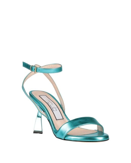 NCUB Blue Sandals Leather