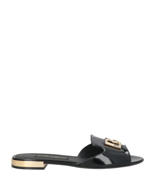 Dolce & Gabbana Black Sandals