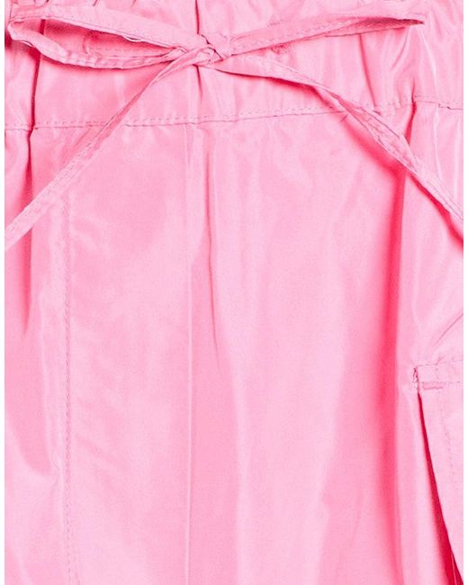 MSGM Pink Shorts & Bermuda Shorts Polyester