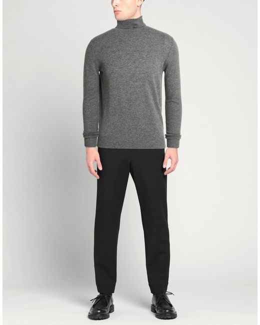 Aragona Gray Turtlenecks for men