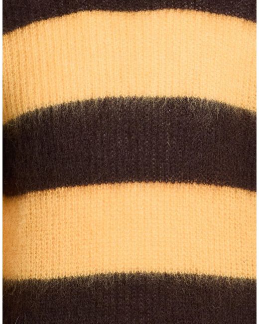 Amaranto Orange Dark Sweater Mohair Wool, Polyester, Wool for men