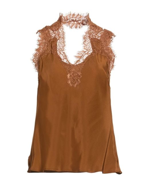 Gold Hawk Brown Tops