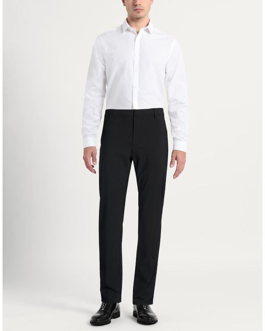 Dondup Blue Pants Polyester, Virgin Wool, Elastane for men
