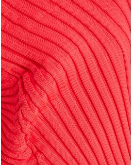 Issey Miyake Red Sweater Polyester
