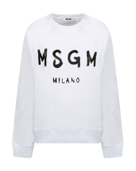 MSGM Gray Sweatshirt