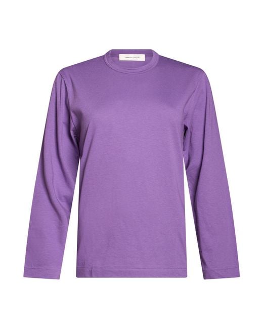 Comme des Garçons Purple T-Shirt Cotton
