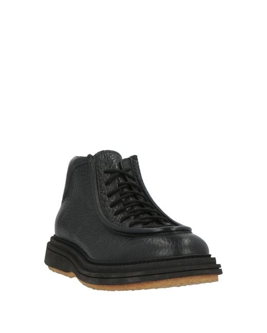 THE ANTIPODE Black Ankle Boots Leather for men