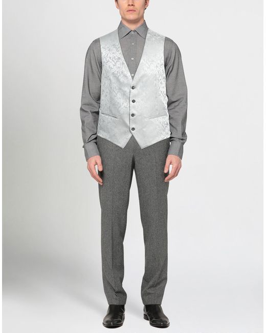 Pal Zileri Gray Light Tailored Vest Polyester for men