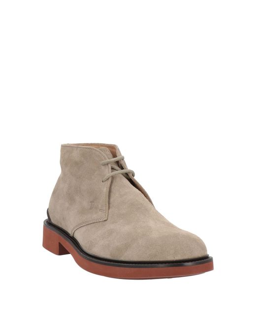 Tod's Brown Ankle Boots for men