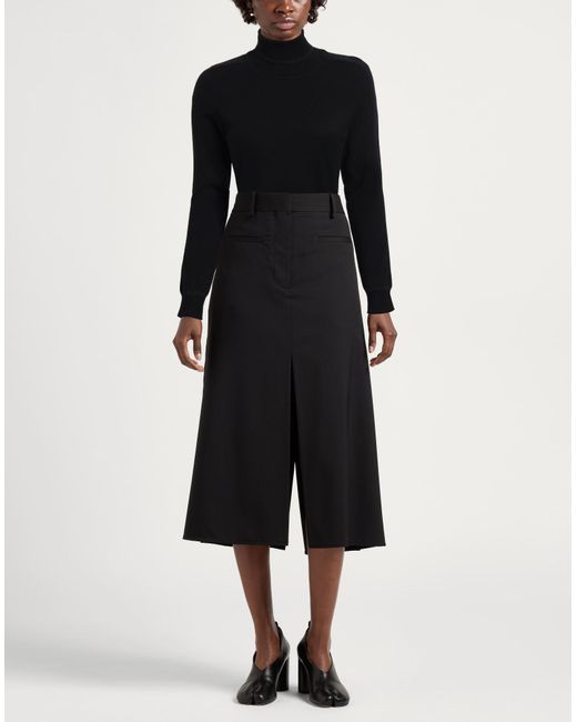 Diana Gallesi Black Turtleneck Polyester, Viscose, Acrylic, Polyamide