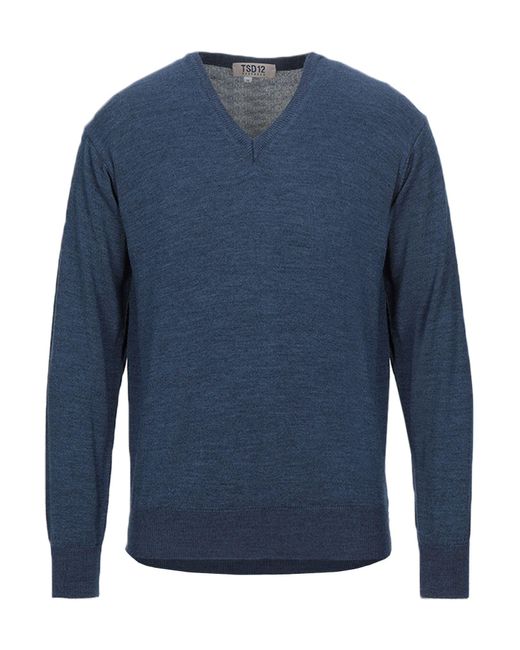Tsd12 Blue Sweater for men