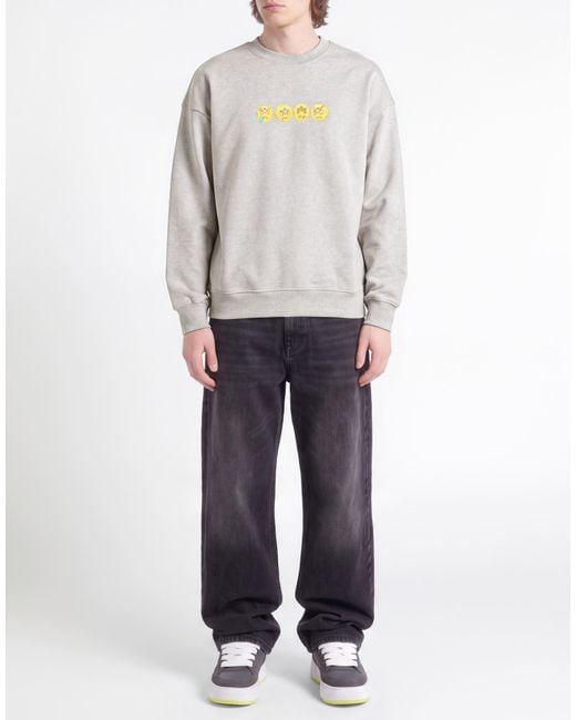 Barrow Gray Light Sweatshirt Cotton, Polyester for men